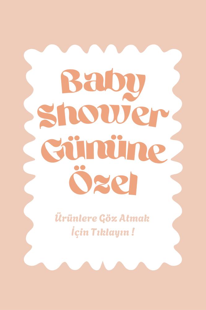 Baby Shower Partisine Özel Kişiselleştirilebilir Ürünler