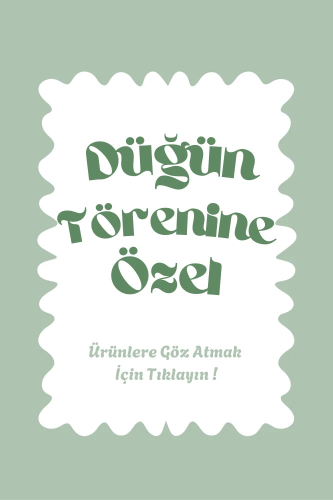 Düğün Törenine Özel Kişiselleştirilebilir Ürünler
