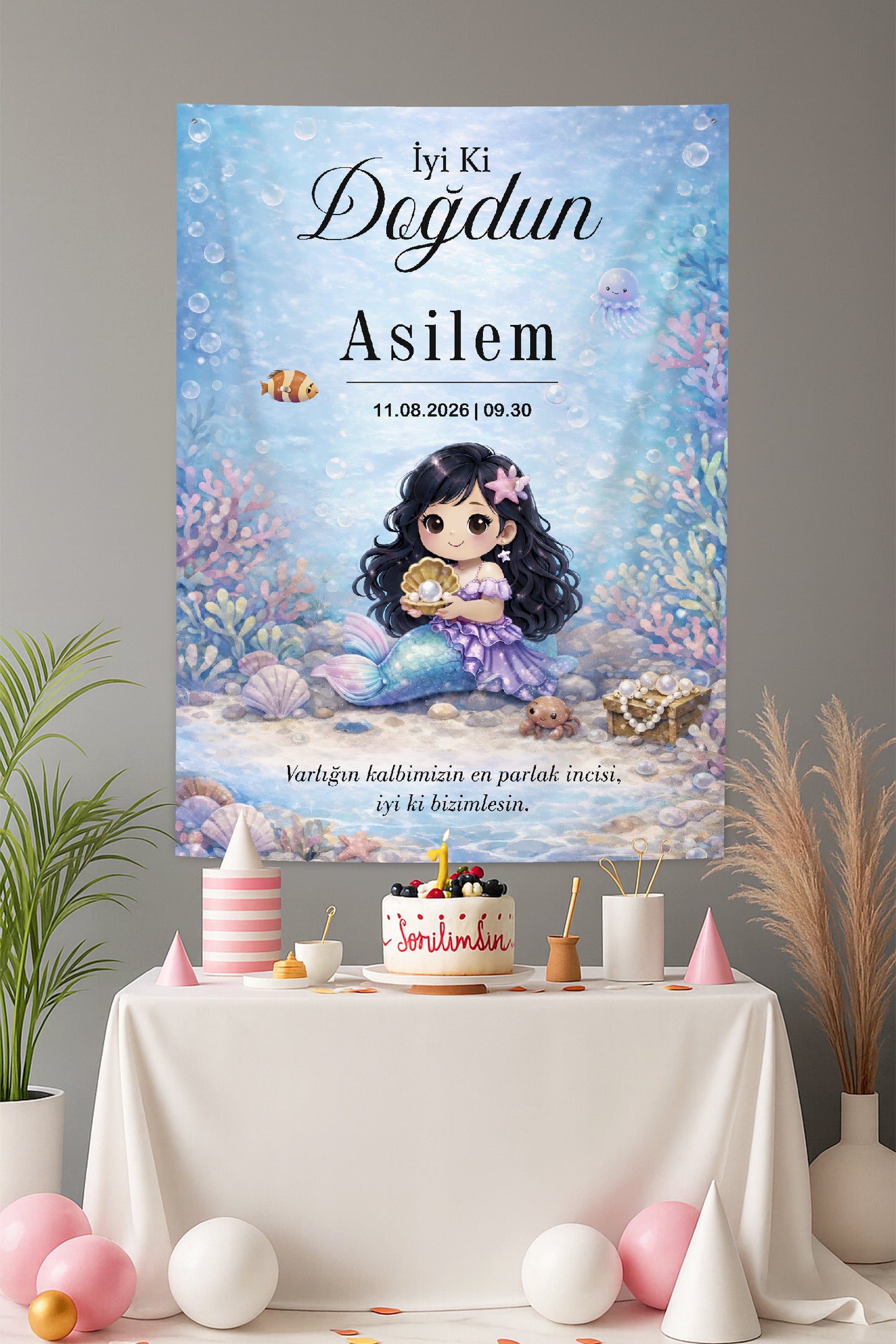 Kişiselleştirilebilir Doğum Günü Örtüsü (#278)