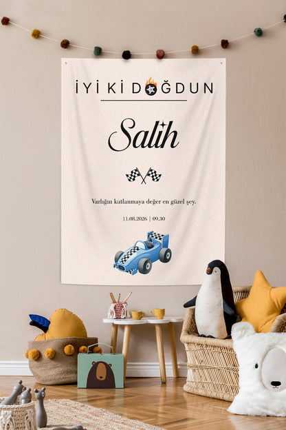 Kişiselleştirilebilir Doğum Günü Örtüsü (#263)