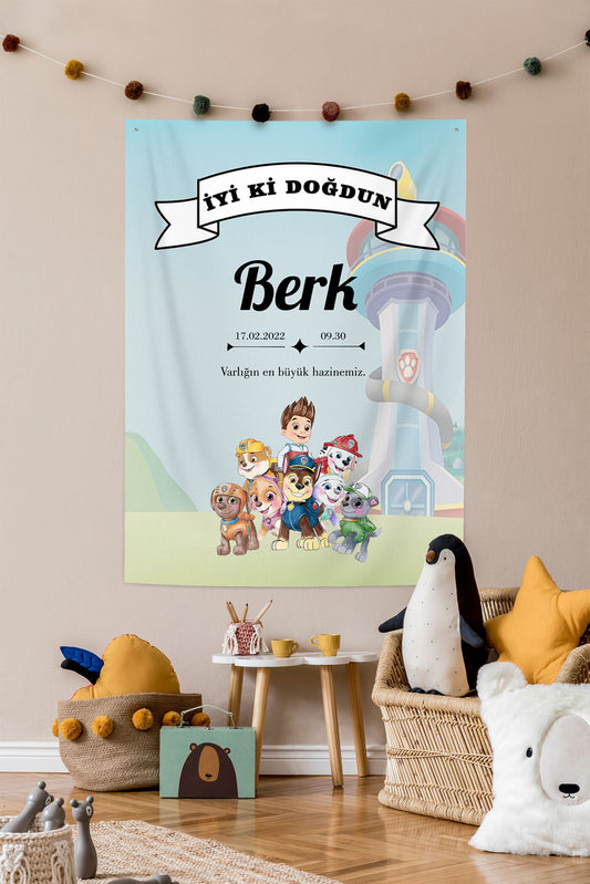 Kişiselleştirilebilir Doğum Günü Örtüsü (#233)