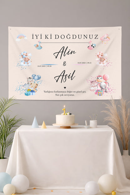 Kişiselleştirilebilir Doğum Günü Örtüsü (#196)