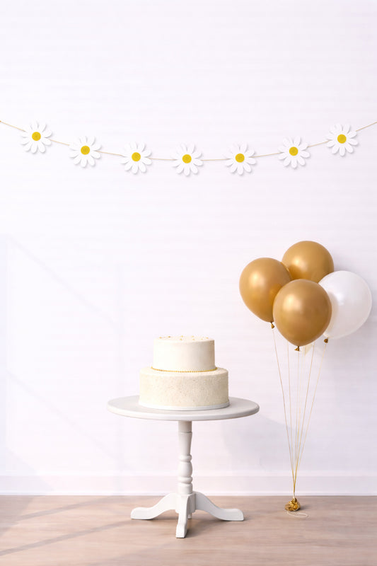 Papatya Banner Dekoratif (#FL029)