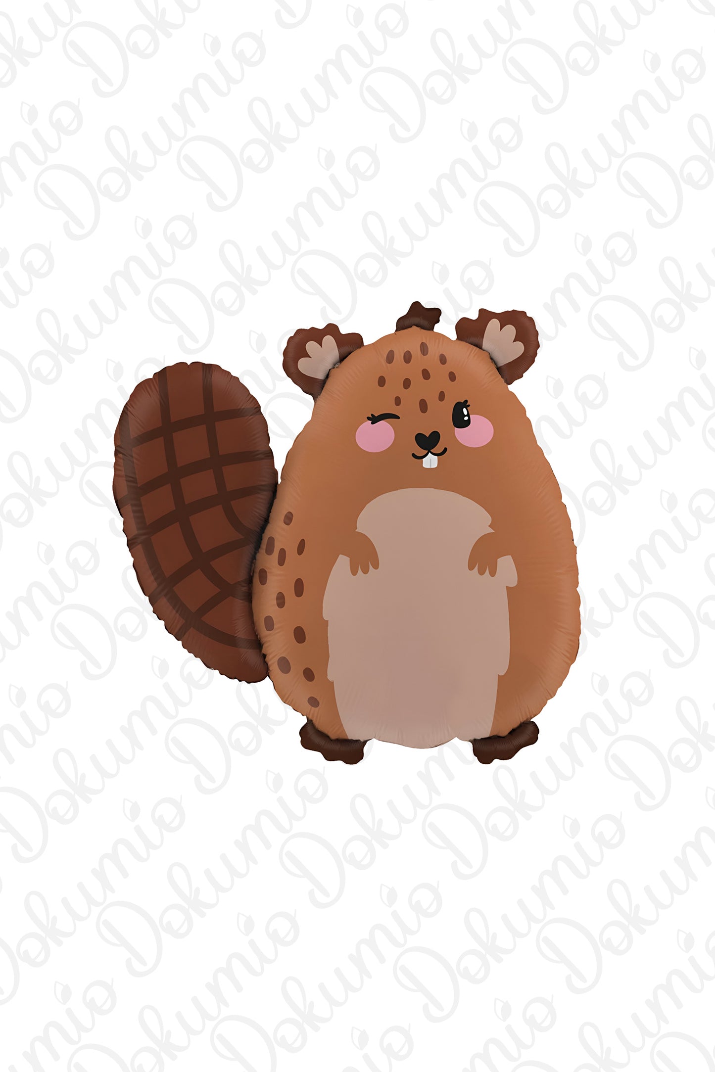 Kahverengi Kunduzcuk Folyo Balon (#BAL081)