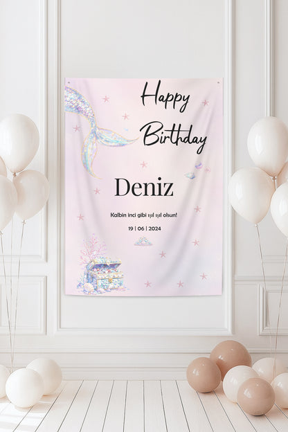 Kişiselleştirilebilir Doğum Günü Örtüsü (#220)