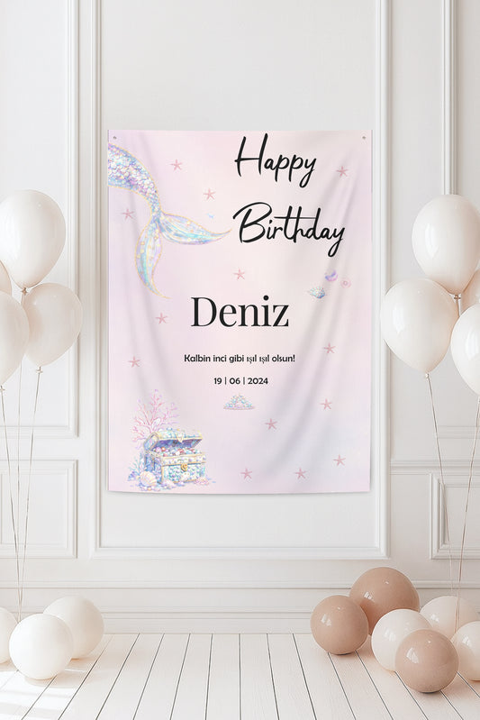 Kişiselleştirilebilir Doğum Günü Örtüsü (#220)
