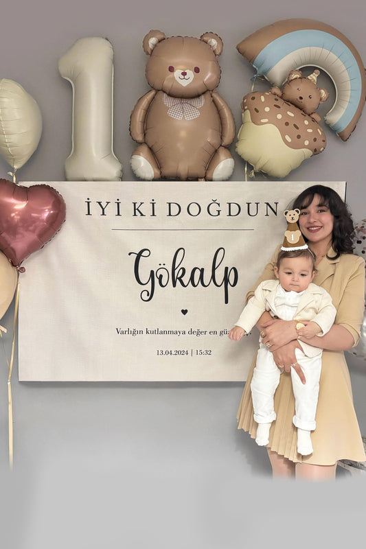 Kişiselleştirilebilir Doğum Günü Örtüsü (#4)