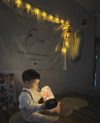 Kişiselleştirilebilir Doğum Günü Örtüsü (#2)