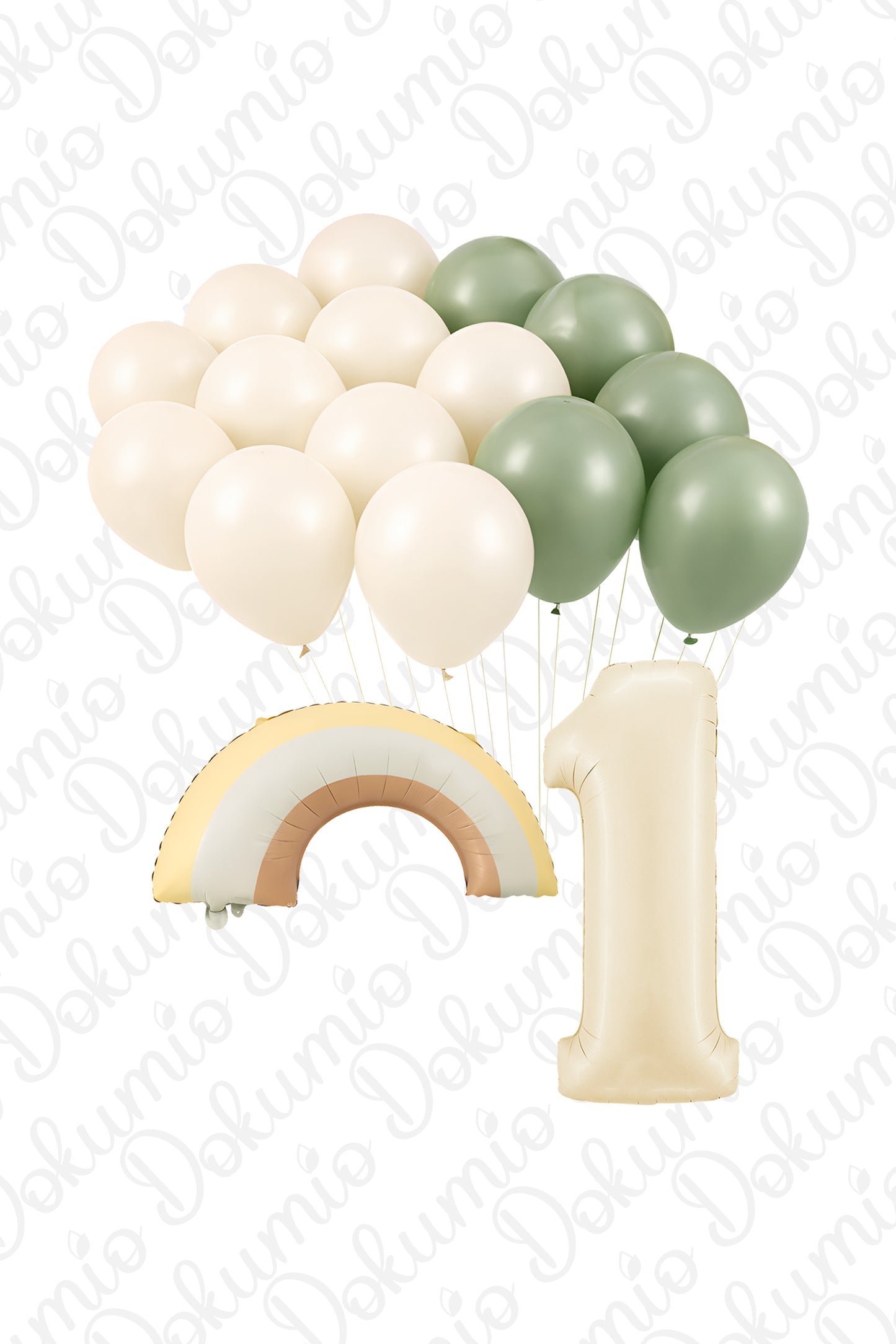Retro Bohoo 17 Parça Balon Seti (#BAL001)