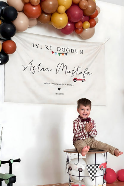 Kişiselleştirilebilir Doğum Günü Örtüsü (#79)