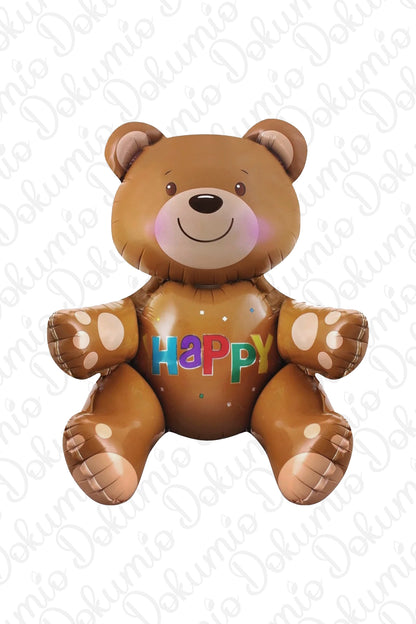 Happy Birthday Ayıcık Folyo Balon (#BAL025)