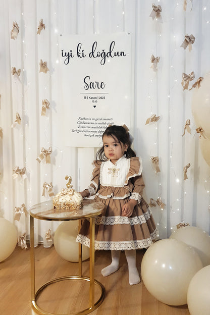 Kişiselleştirilebilir Doğum Günü Örtüsü (#8)