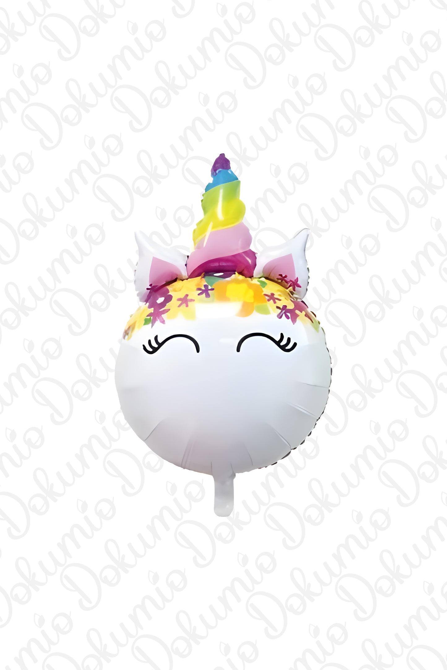 Eyelash Flower Unicorn Folyo Balon (#115)