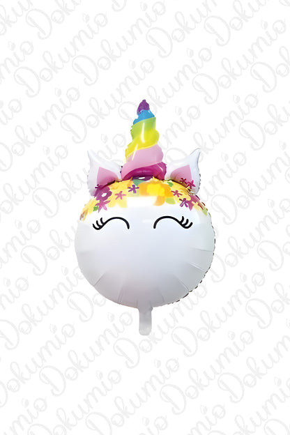 Eyelash Flower Unicorn Folyo Balon (#115)
