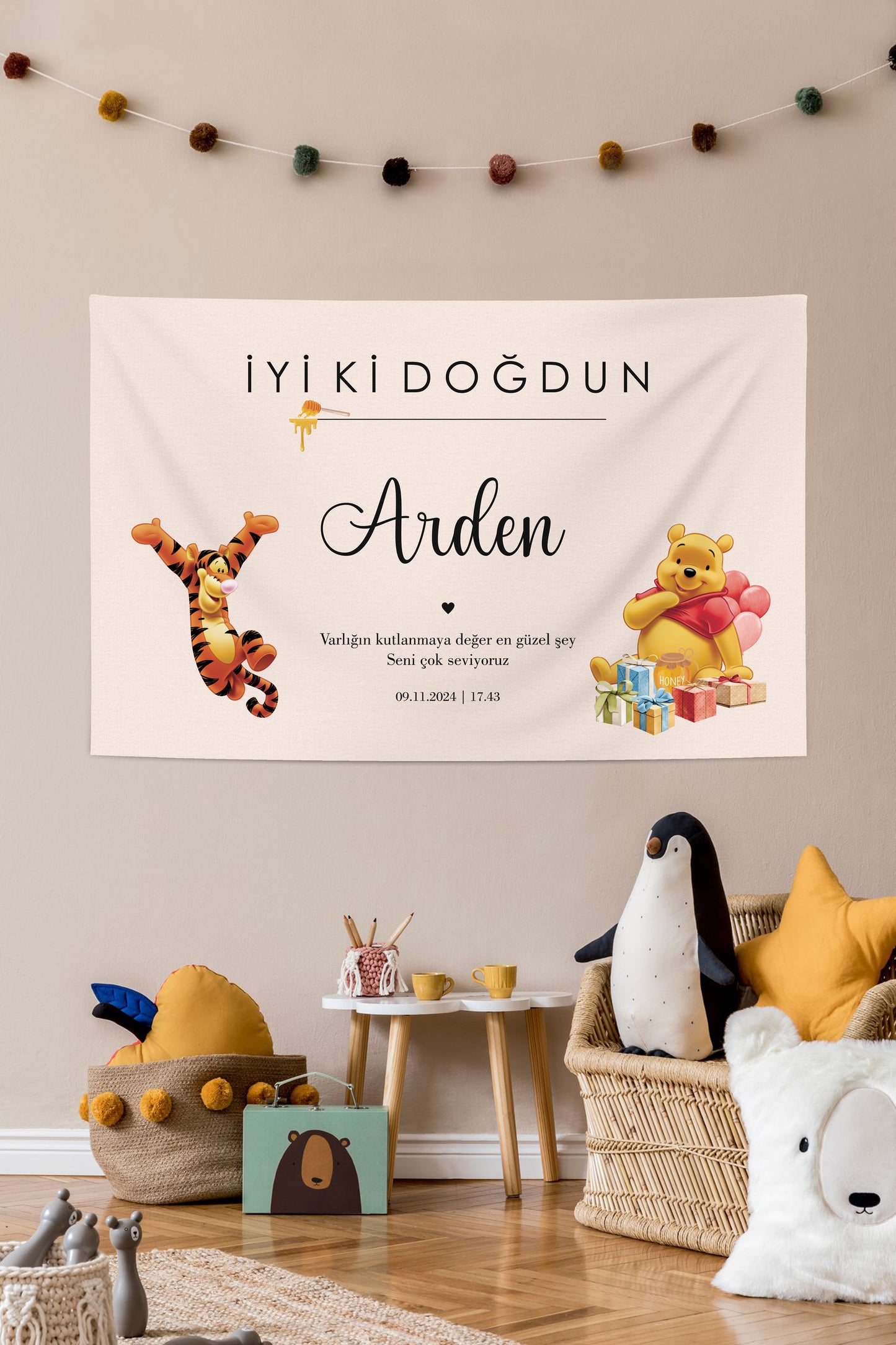 Kişiselleştirilebilir Doğum Günü Örtüsü (#113)