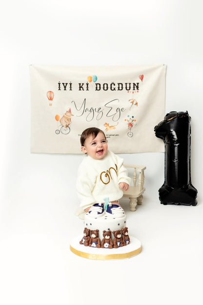 Kişiselleştirilebilir Doğum Günü Örtüsü (#32)