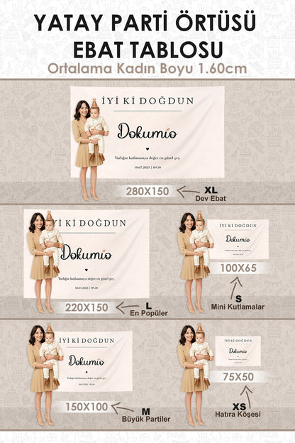 Kişiselleştirilebilir Doğum Günü Örtüsü (#112)