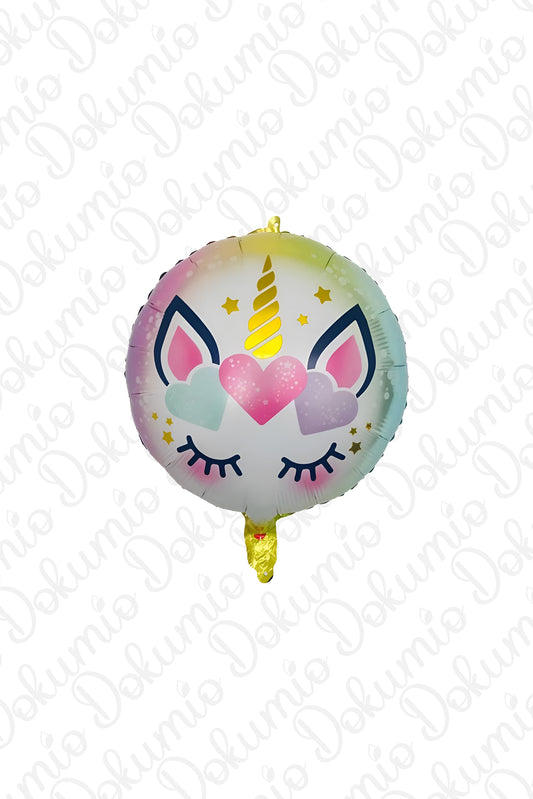 Yuvarlak Unicorn Folyo Balon (#113)