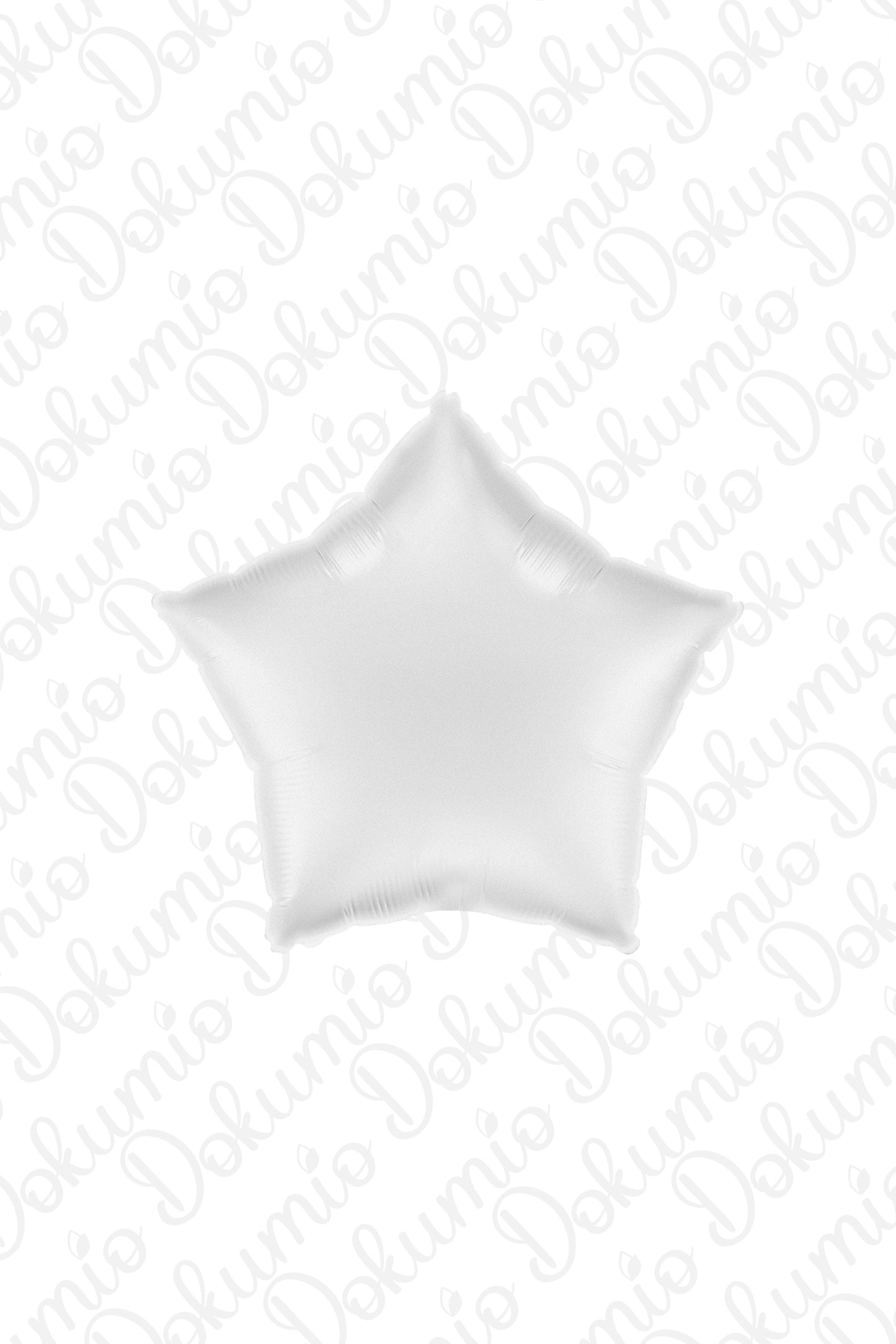 Beyaz Yıldız Folyo Balon ( 45cm ) 18"