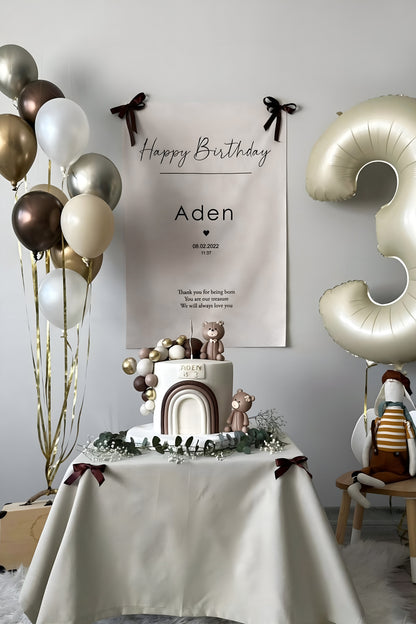 Kişiselleştirilebilir Doğum Günü Örtüsü (#56)