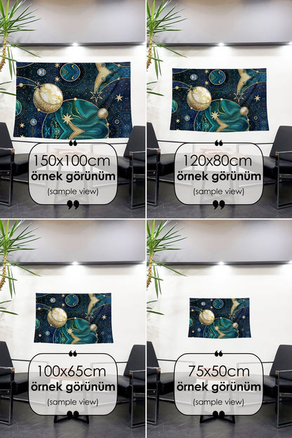 Uzayın Büyüsü! Mermer Dokulu Uzay Temalı