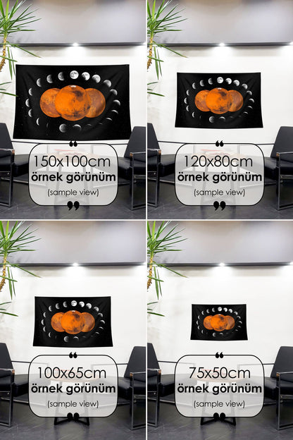 Mars'a Yolculuk " Ayın Evreleriyle Çevrili