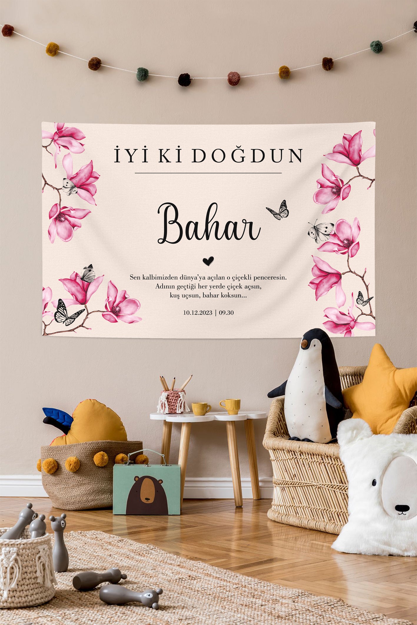 Kişiselleştirilebilir Doğum Günü Örtüsü (#13)