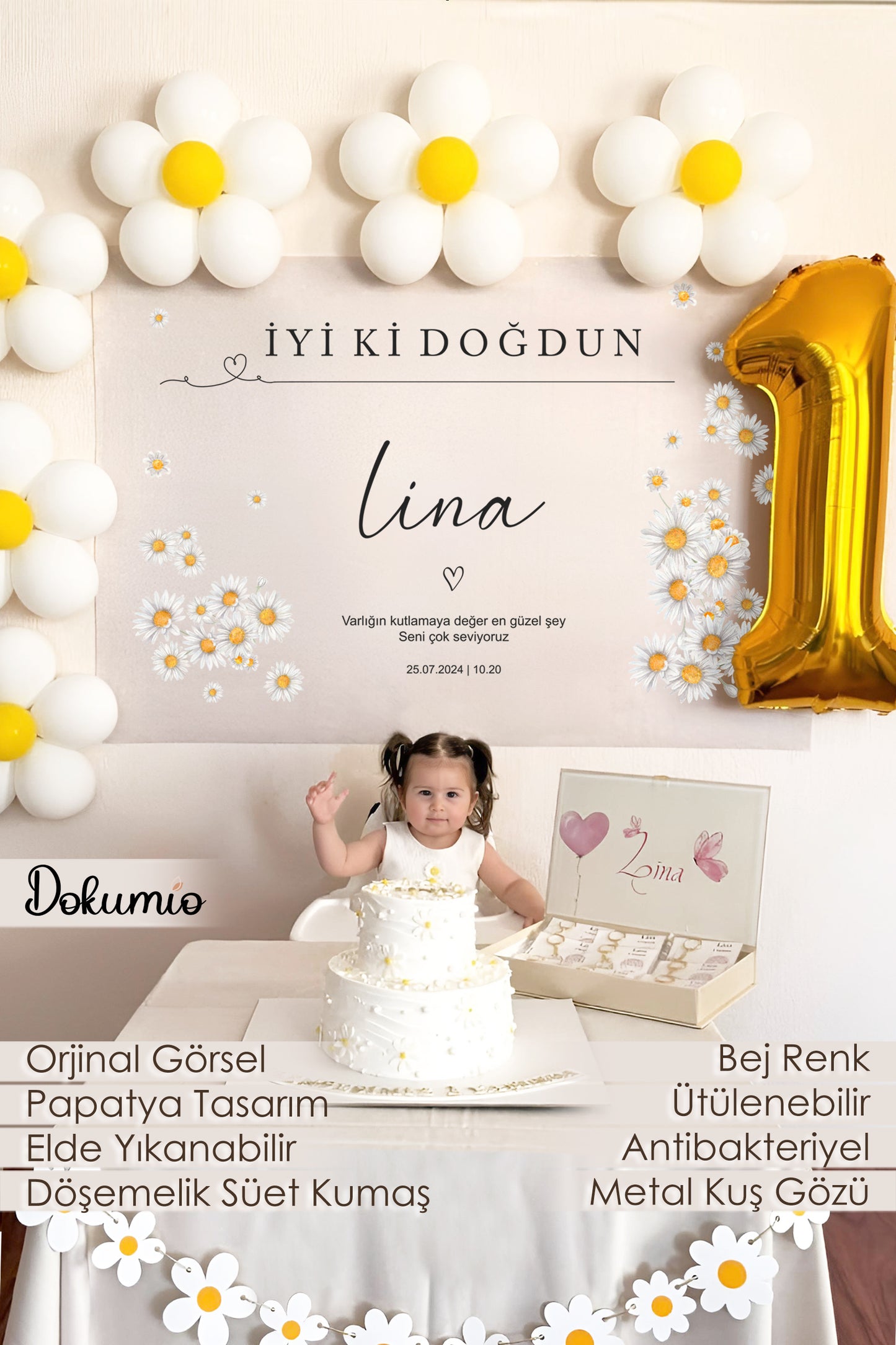 Kişiselleştirilebilir Doğum Günü Örtüsü (#111)