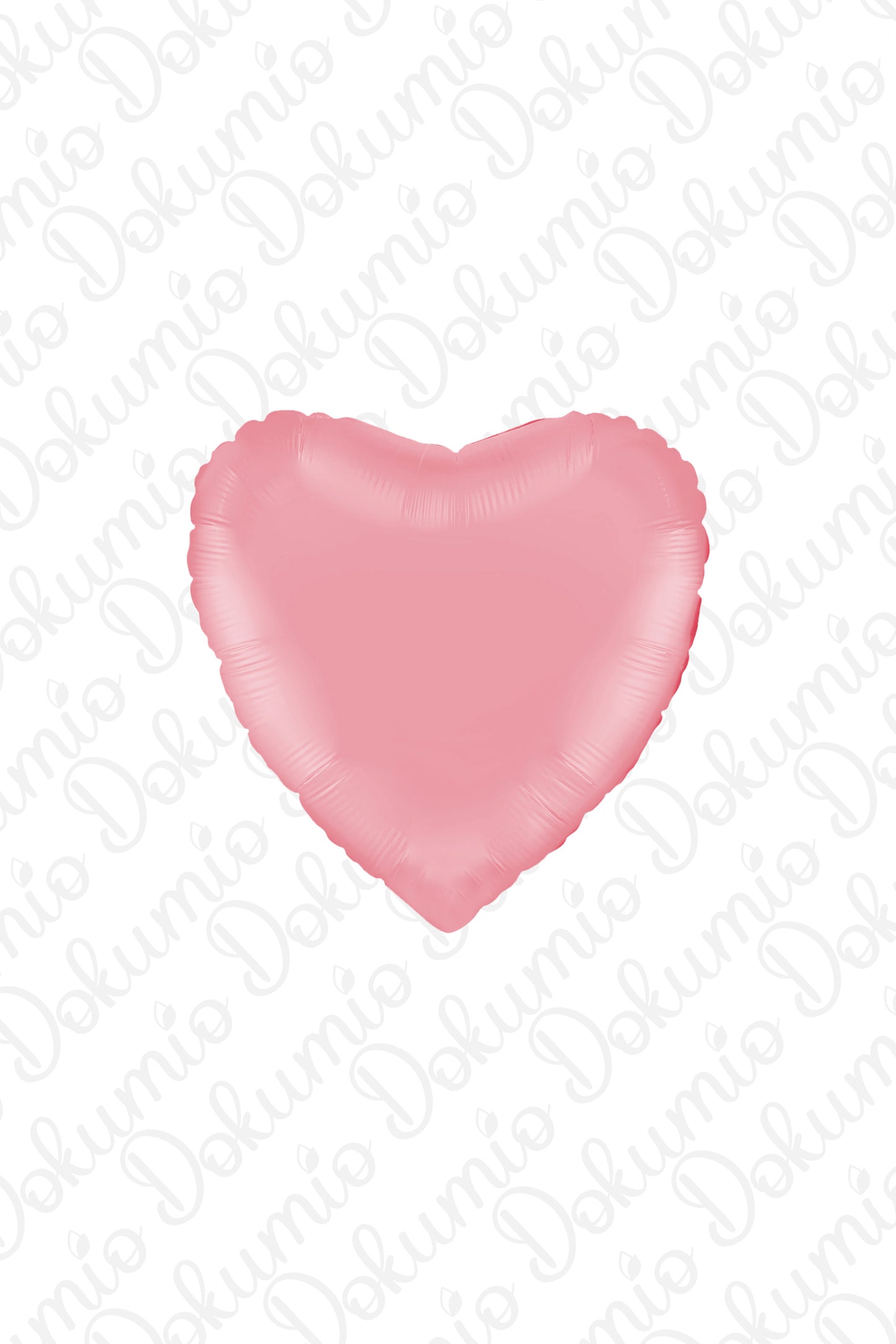 Pembe Kalp Folyo Balon ( 45cm ) 18"