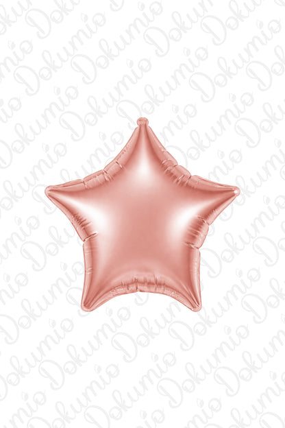 Rose Gold Yıldız Folyo Balon ( 45cm ) 18"