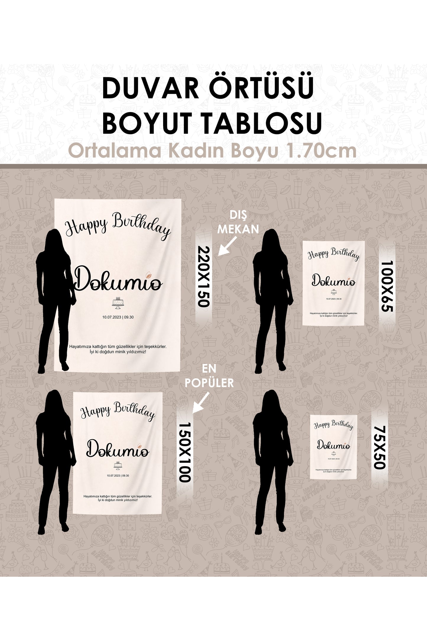 Noel Ağacı Formunda Yeni Yıl Dilekleri İle Süslenmiş Duvar Örtüsü (21)