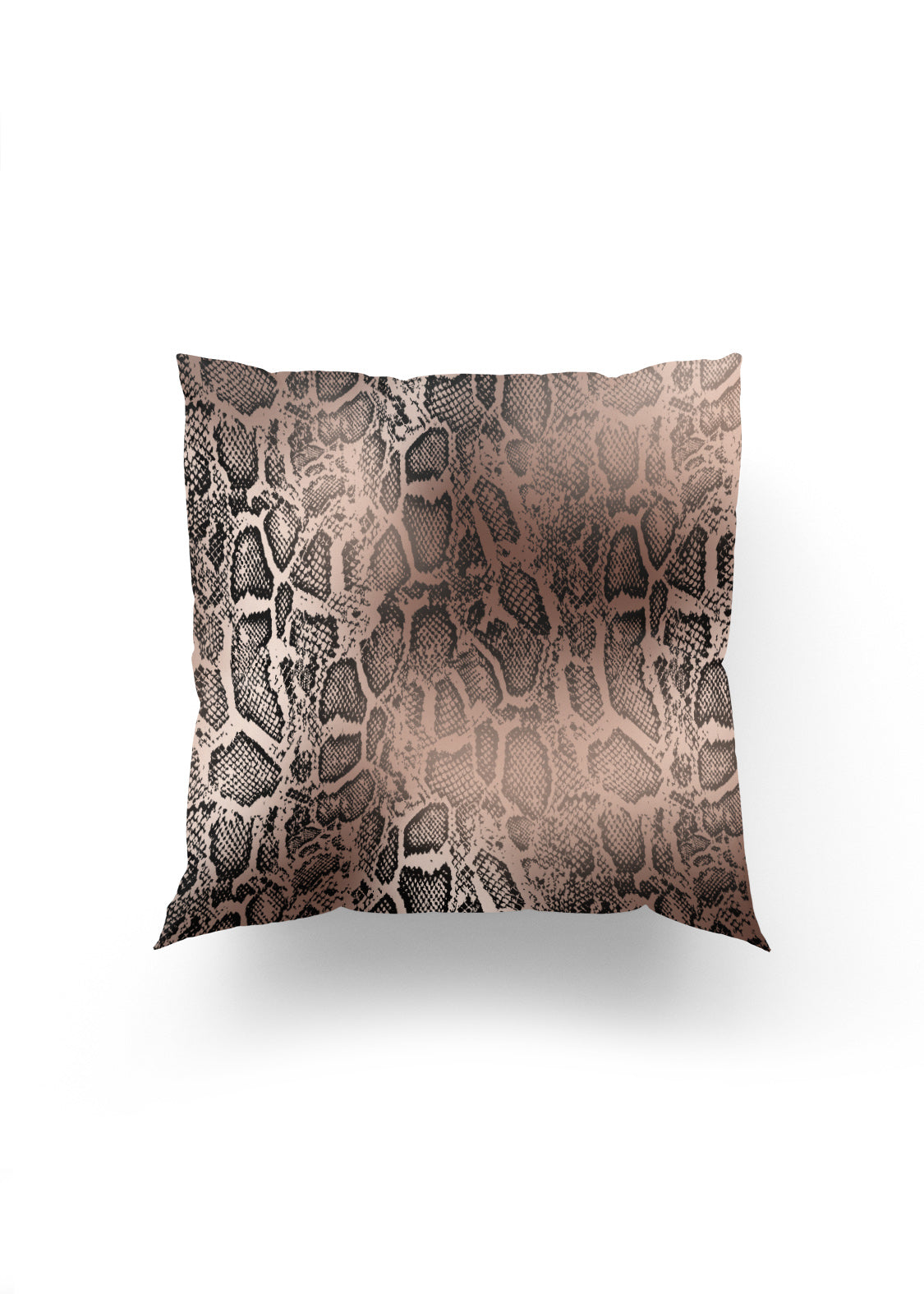 Degradeli Yılan Derisi Desenli Şık Kırlent Kılıfı