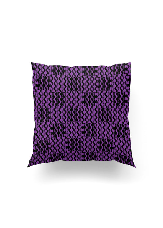 Violet Elegance Kırlent Kılıfı